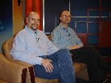 Bob and Rob on the noon news show