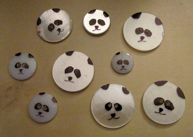 [Carolyn's panda buttons]