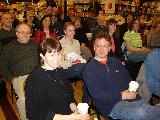 Kitchener crowd: writer Suzanne Church in front